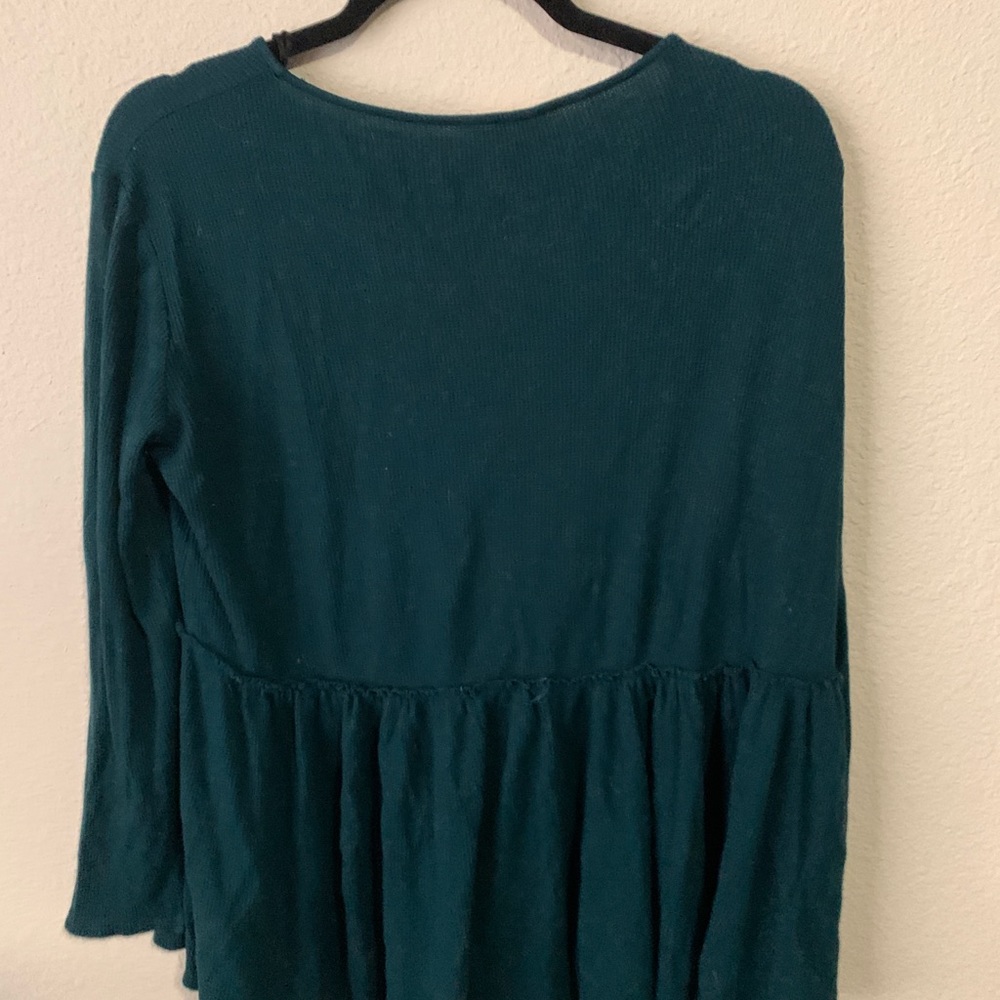 Blue babydoll shirt